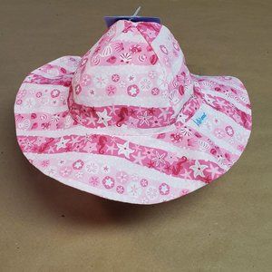 I Play Bucket Sun Hat 9-18 Months Pink